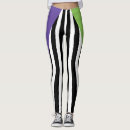 Search for green and white stripes leggings Costume