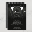 Search for black tuxedo invitations Silver