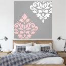 Search for pink grey canvas prints Pattern