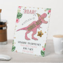Search for dinosaur welcome signs T rex