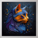 Search for abstract cat posters Portrait