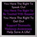 Search for domestic violence awareness posters Women