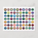 Search for peace symbol postcards War