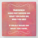 Search for quotation coasters Happiness