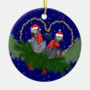 Search for african grey parrot christmas tree decorations Parrots