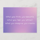 Search for positive affirmation postcards Law of attraction