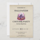Search for haunted castle invitations Vintage