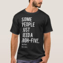 Search for high fiving tshirts Black