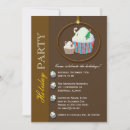 Search for brown christmas invitations Simple