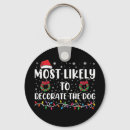 Search for dog christmas key rings Xmas