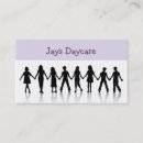Search for childcare business cards Babysitting
