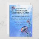 Search for jellyfish birthday invitations Ocean