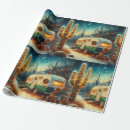 Search for christmas camper wrapping paper Trailer