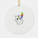 Search for rainbow unicorn christmas tree decorations Kawaii