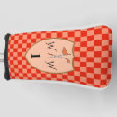 Search for orange golf head covers Chequerboard