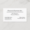 Search for financial planner business cards Advisor