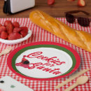 Search for milk and cookies plates Santa