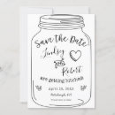 Search for mason jar save the dates Farm
