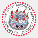 Search for birthday cake stickers Pink