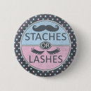 Search for staches or lashes gender reveal Moustache