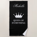 Search for crown beach towels Typography