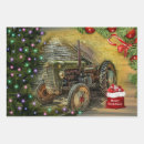 Search for christmas tractor wrapping paper Barn