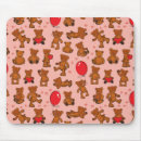 Search for bear with heart mousepads Background