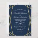 Search for gold geometric frame wedding invitations Classic