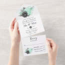 Search for mint and grey wedding invitations Vintage