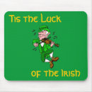 Search for luck mousepads Leprechaun