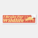 Search for brake for wildlife bumper stickers Car