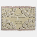 Search for wedding anniversary blankets 50th