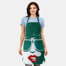 Search for red lipstick aprons Chef