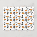 Search for cute pumpkin postcards Black cat