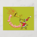 Search for blowing horn Grinch in santa suit