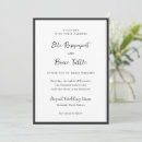 Search for simple modern wedding invitations Minimalist