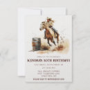 Search for barrel birthday invitations Western