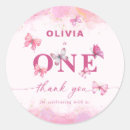 Search for first birthday favor stickers Girls 1st birthday