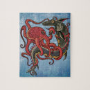 Search for sea monster puzzles Octopus