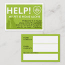 Search for emergency contact business cards Dog