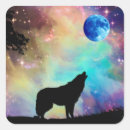 Search for wolf howling moon stickers Wildlife