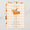 Search for cutie orange baby shower invitations Rustic