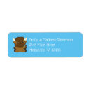 Search for bison return address labels Cute