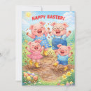 Search for pig easter cards Cute
