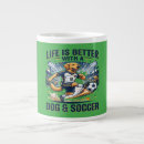 Search for cute soccer mugs World