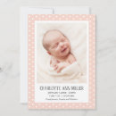 Search for dot birth announcement cards Baby