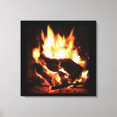 Search for fireplace canvas prints Flame
