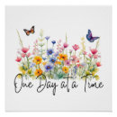 Search for one day at a time posters Floral