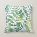 Search for palm leaves cushions Watercolor