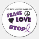 Search for domestic violence stickers Awareness